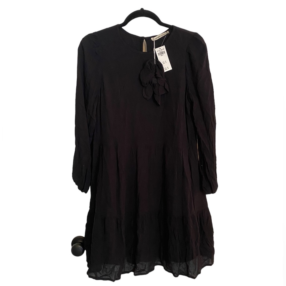 Abercrombie & fitch long sleeve black dress size small